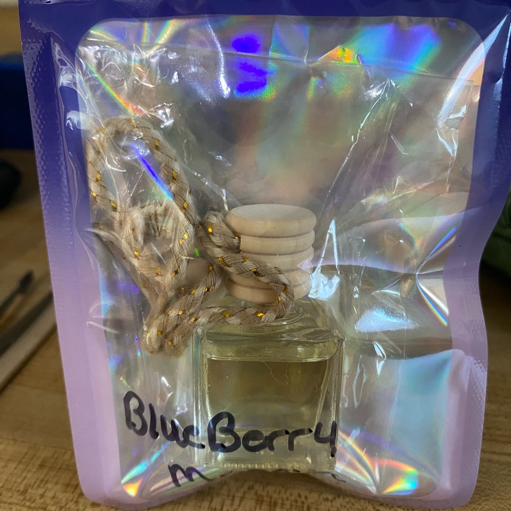 Handmade blueberry muffin car diffuser